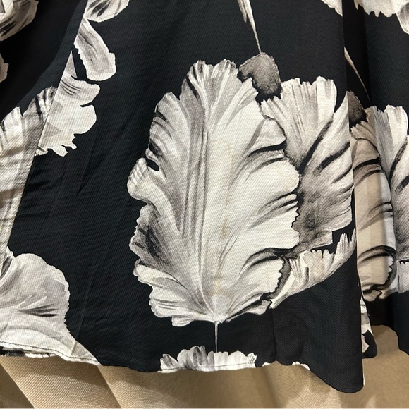 Floral Black and White Dress - Picture 9 of 10